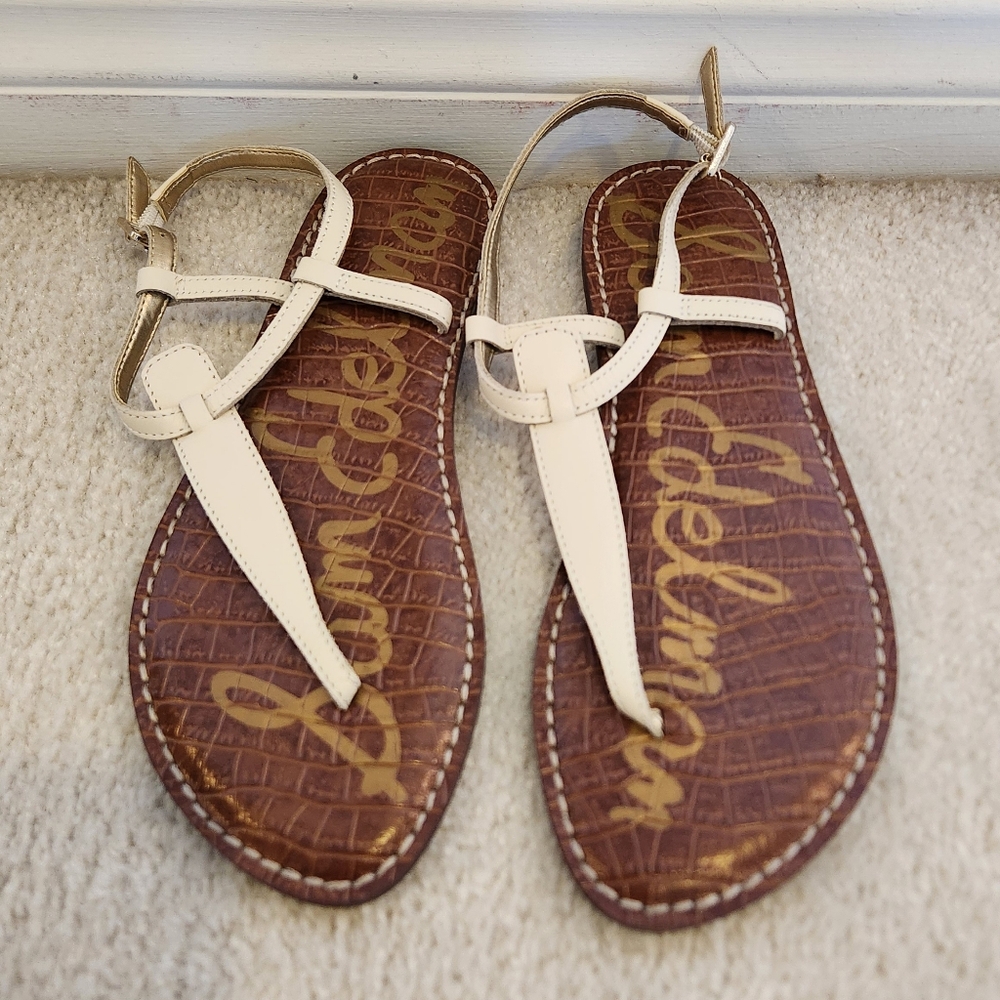 Sam Edelman Women's Cream Sandals